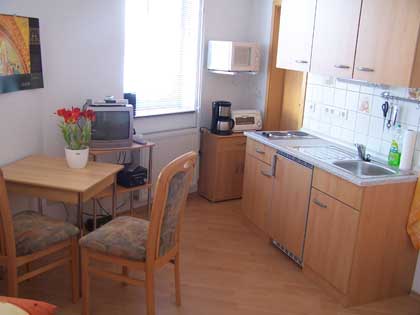 Wohnecke der Ferienwohnung